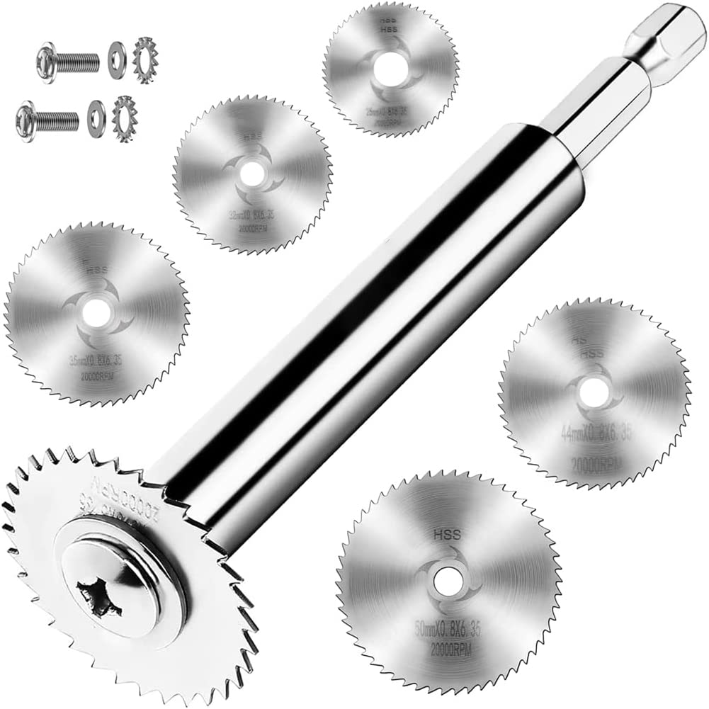 Littimoon PVC Pipe Inside Cutter with 1/4Inch Hex Shank, Plumbing Inside Cutter Internal Pipe Cutter