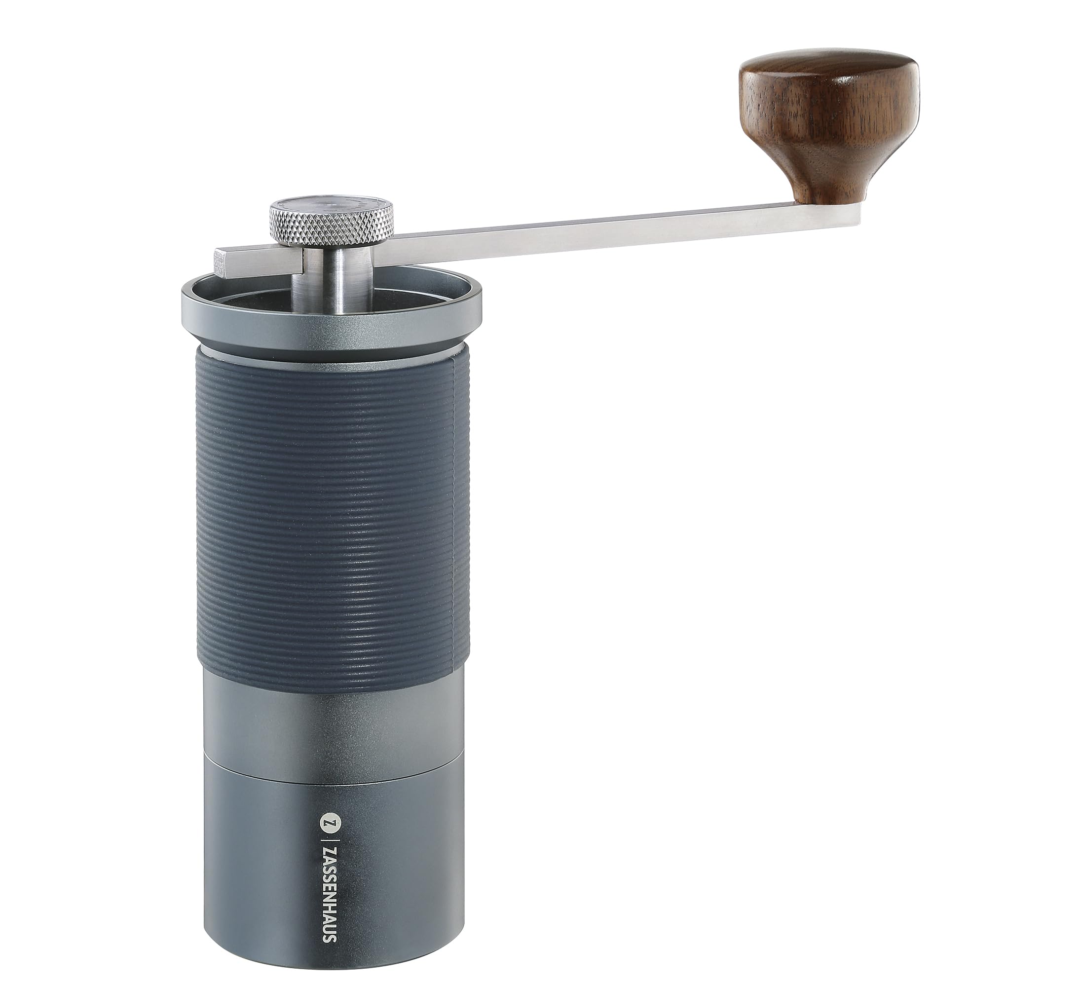 ZASSENHAUS Master - Molinillo de café manual (acero inoxidable, con mecanismo de molienda ajustable)