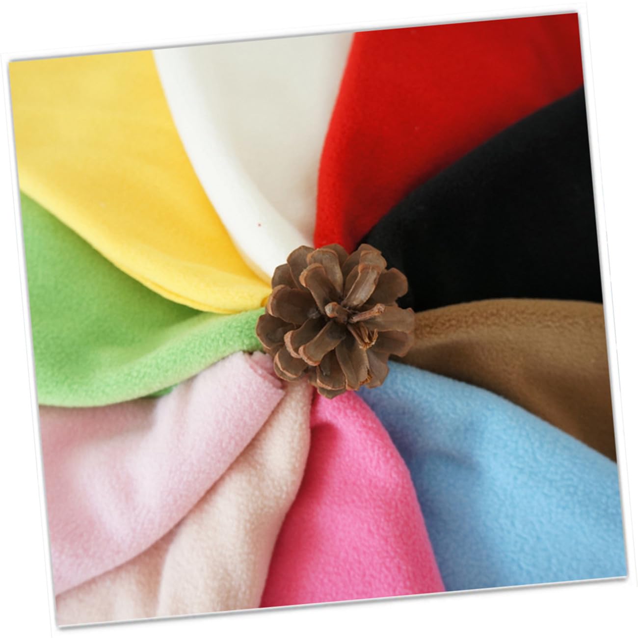 Tofficu 10 Piezas de Tela de Vellón para Coser Cuadrados Acolchados, Material de Costura para Mujeres y Niñas, Adecuado para Ropa Casual y Almohadas Color Aleatorio