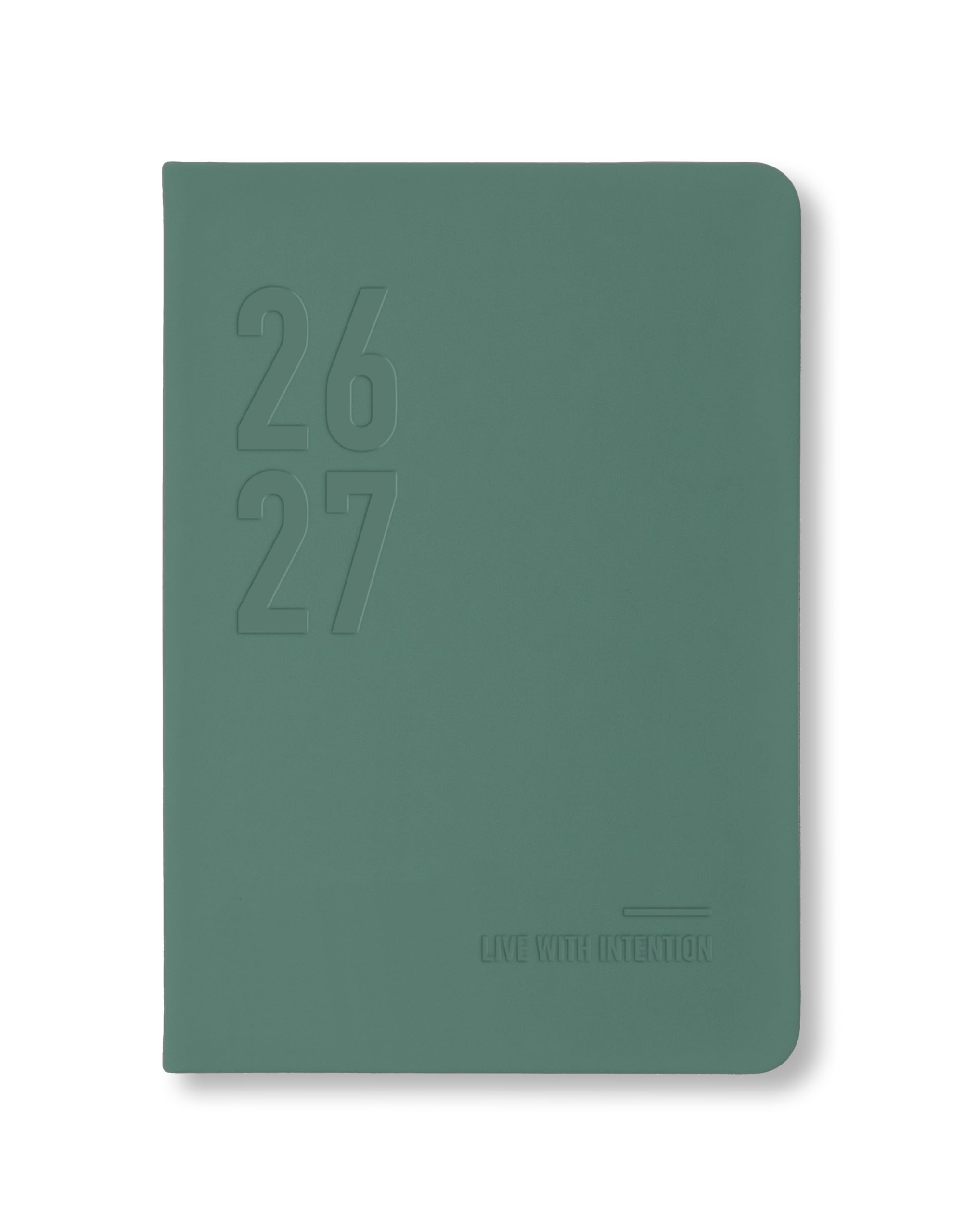 Letts of London Conscious Evergreen A5 Academic 2026/2027 week to view diary - pine 27-031985