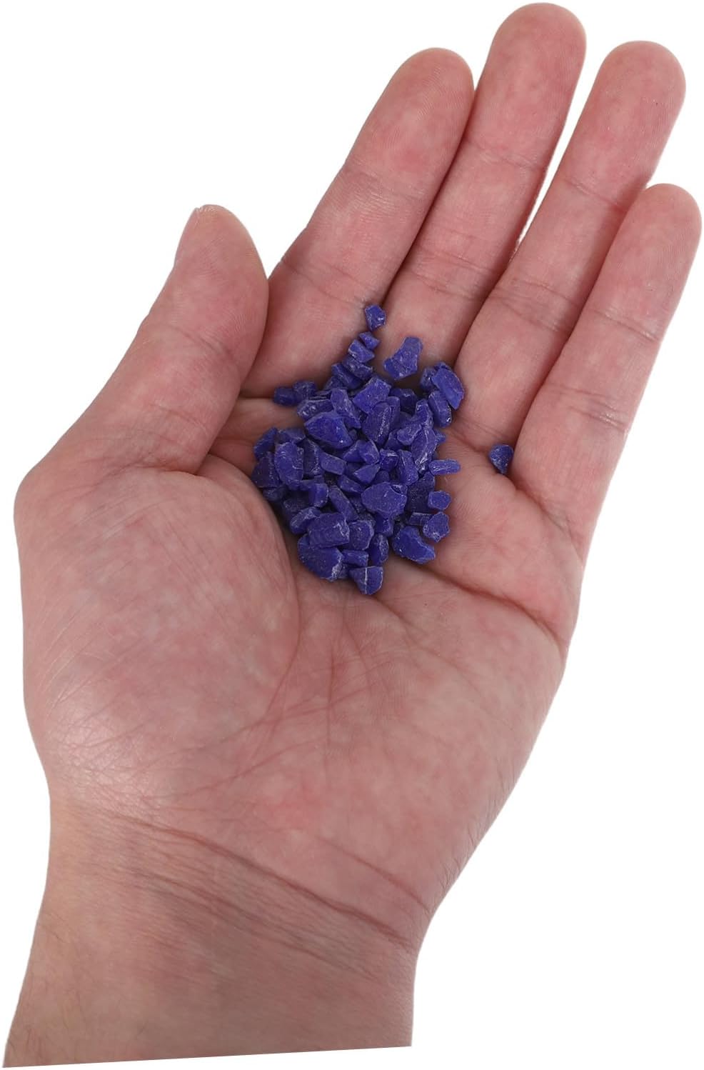 100g Blue Fusible Glass Chips for Microwave Kiln Jewelry Crafting