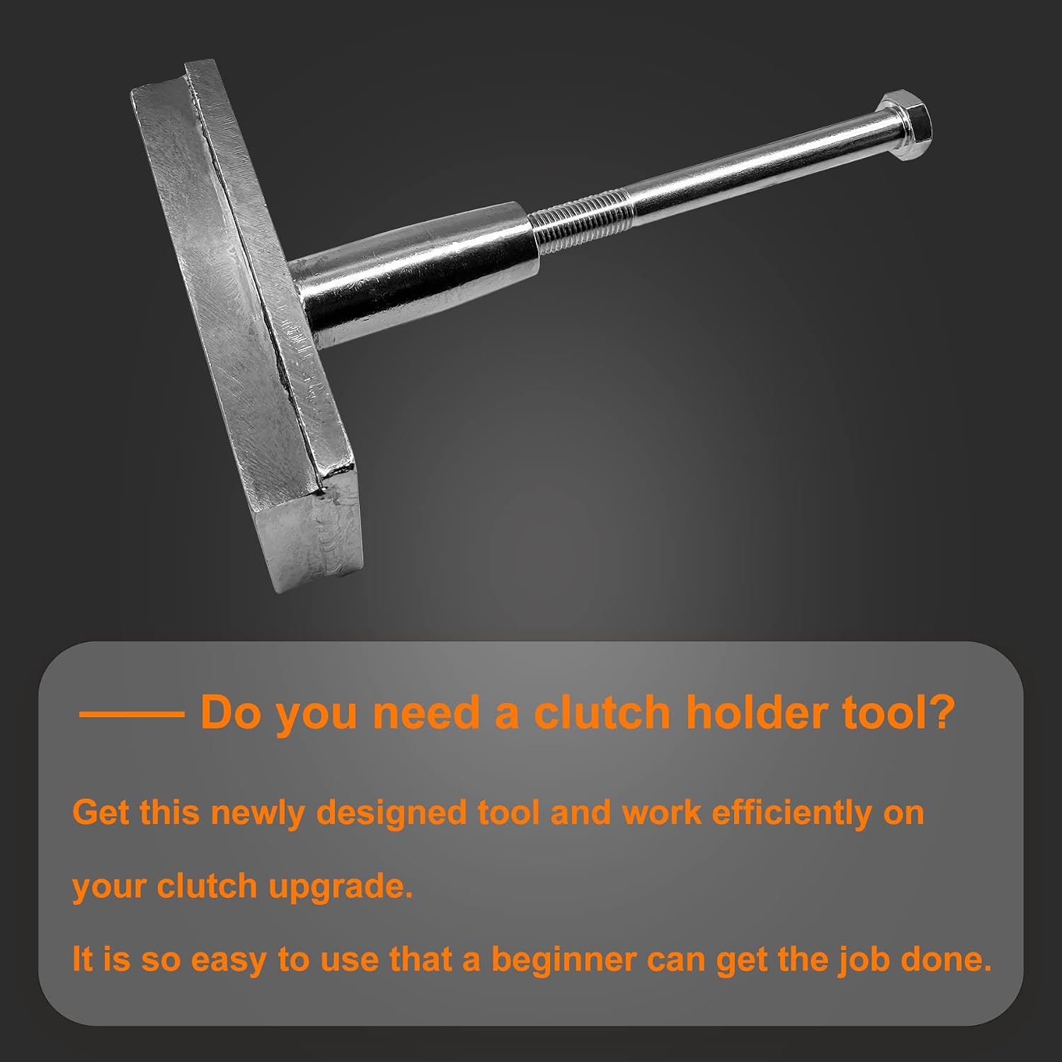 Clutch Holder Tool, Compatible with Many Polaris Models Clutches - Made From Heavy Duty Steel - Zinc Coated