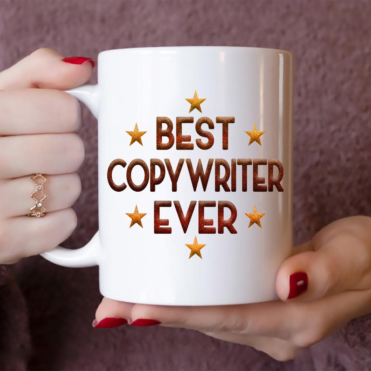 MONIZILUCKY Copywriter Mug Best Copywriter Ever Gift 11oz White Ceramic Coffee Mug for Office Work Friends Coworkers Birthday Thanksgiving Christmas Gift for Copywriter