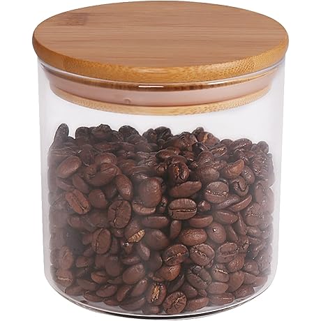 77L Glass Q Tip Container for Any Home or Kitchen