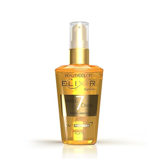 E.lixir Blend de 7 Óleos - Brilho e Luminosidade - BEAUTYCOLOR - 40ml