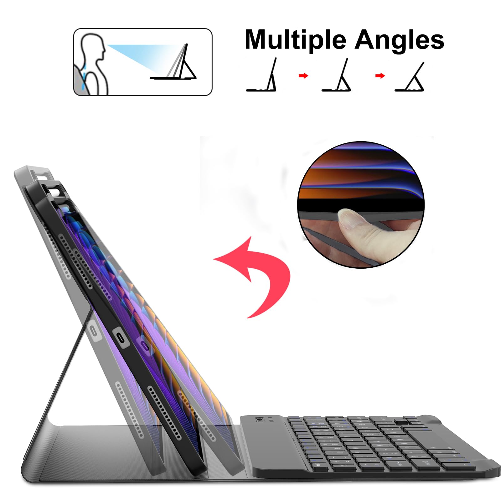 Keyboard Case Toetsenbord Xiaomi Pad 5 | AZERTY