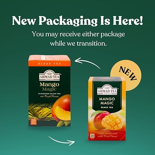 Miniatura 2 de Ahmad Tea Mango Magic Black Tea, cajas de 20 unidades (paquete de 6)