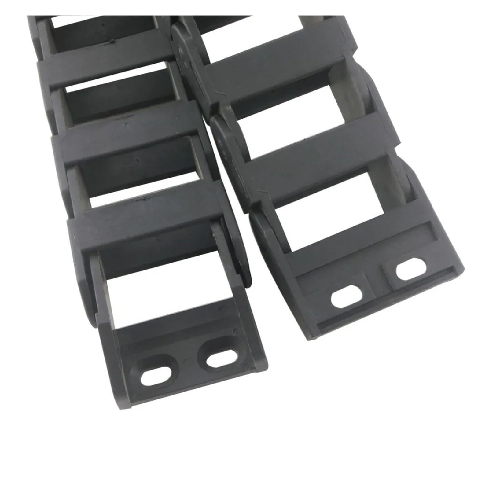 Equipos industriales Cadenas de transmisión 18 x 37 mm Tamaño Interno 1,01 M Longitud Cadena de Arrastre de Cable de Nailon Reforzado con plástico Cadenas de transmisión