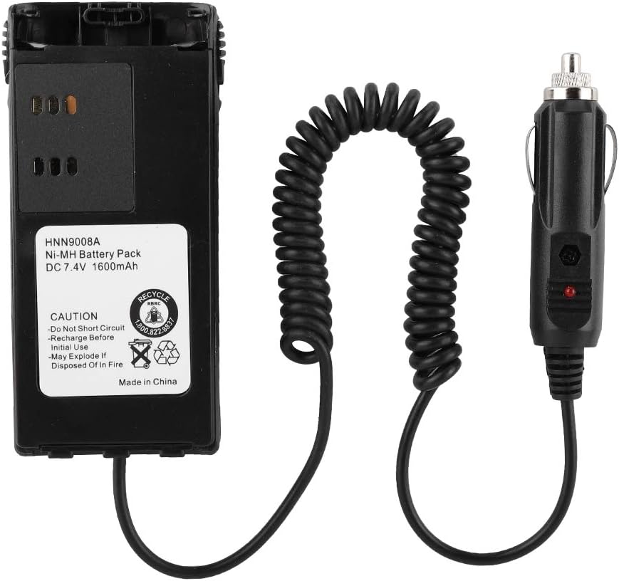 12 V Car Eliminator, Battery Eliminator Plastic Battery Eliminator, GP360 GP380 for HNN9008 GP338 GP340 GP320 GP328