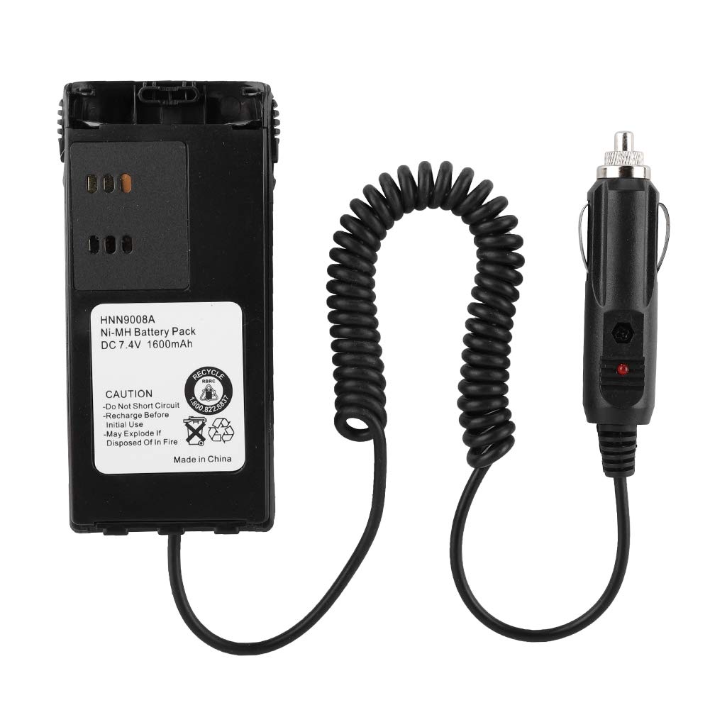 12 V Car Eliminator, Battery Eliminator Plastic Battery Eliminator, GP360 GP380 for HNN9008 GP338 GP340 GP320 GP328