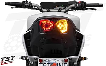 Amazon | TST MT-09 (17-20) ウィンカー内蔵 LEDテールライト