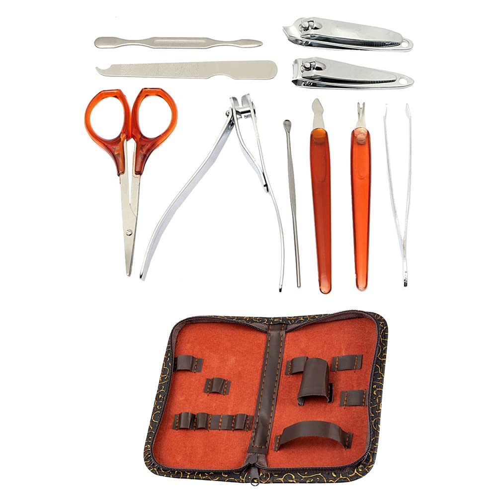 10 Stück Nagelhautschieber Set – Professionelles Maniküre Werkzeug Mit Ergonomischem Griff