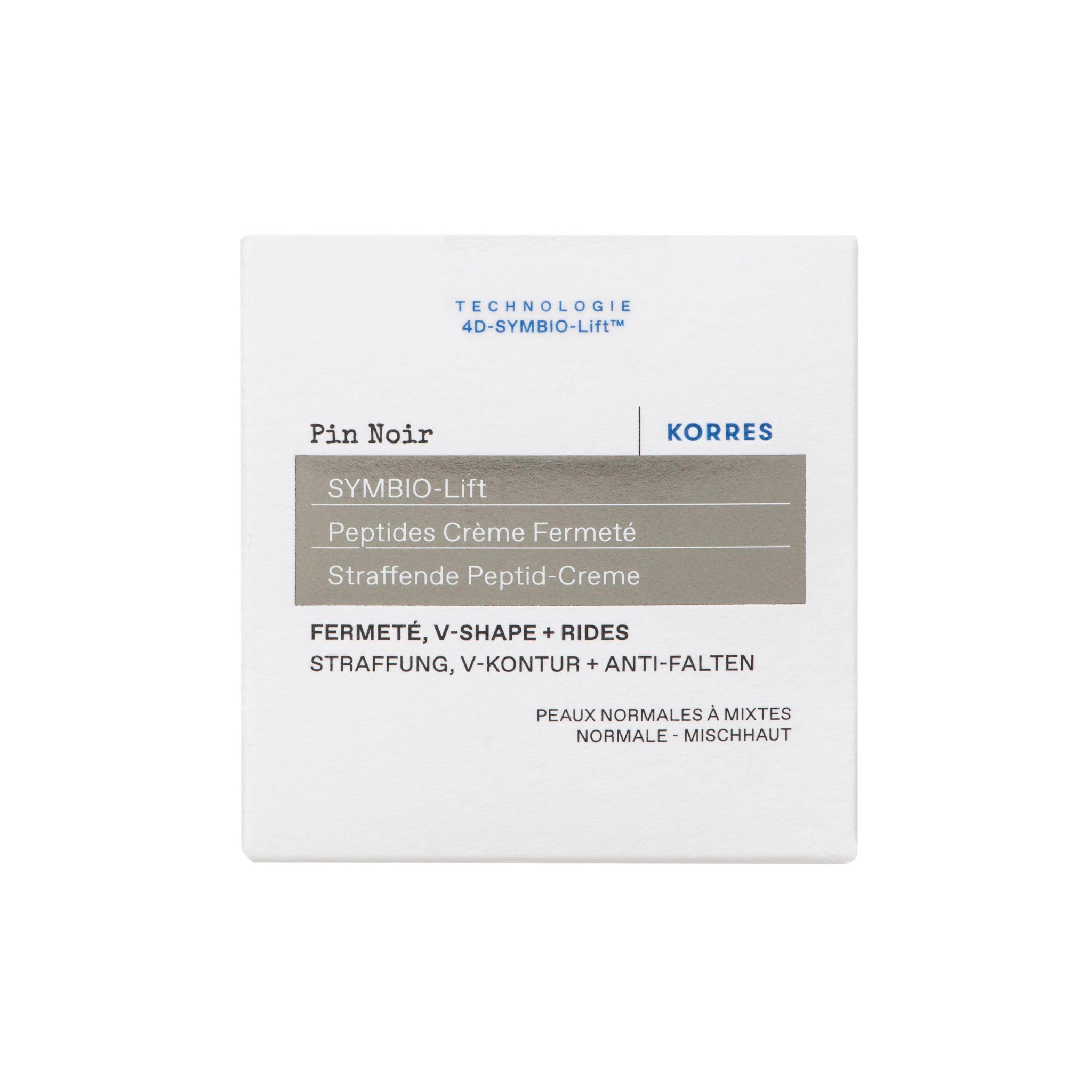 KORRES BLACK PINE SYMBIO-Lift - Crema peptide per pelli normali e miste