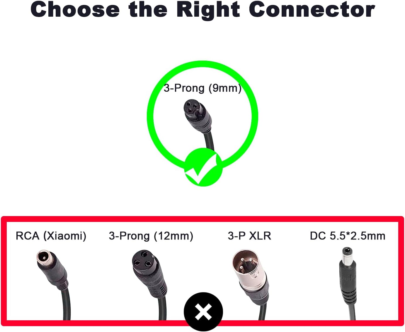 42v 2A scooter power adapter, lithium charger for electric scooter, 3 -pointed 9 mm connector for 36 V scooter battery. 3 61VQDD7P7gL. AC SL1500