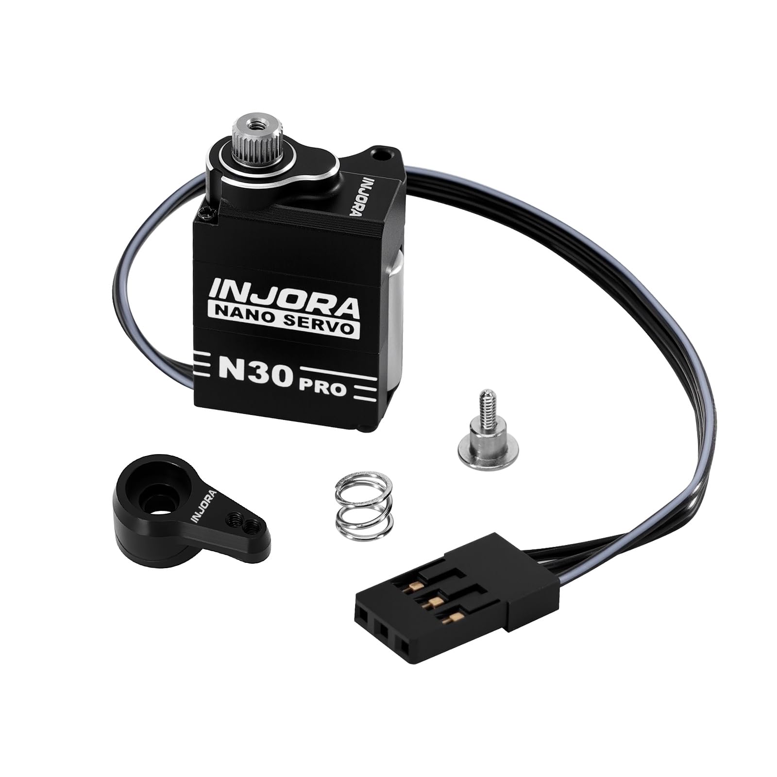 INJORA N30 Pro Nano Servo Couple Elevé avec Economiseur pour Axial SCX30,JR
