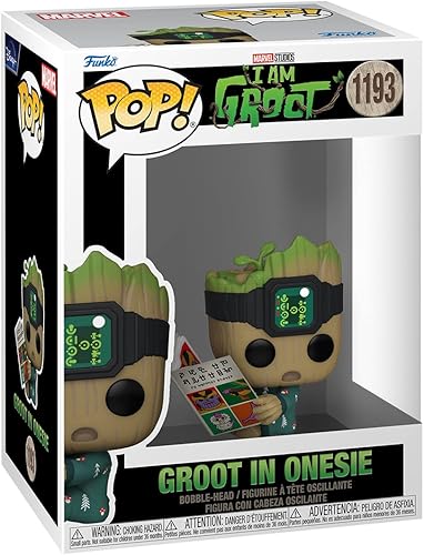 Miniatura 3 de Funko ¡POP! Marvel: Guardianes de la Galaxia - Pijamas Groot con libro - Pantalones cortos de Groot - Figura de vinilo coleccionable - Idea de