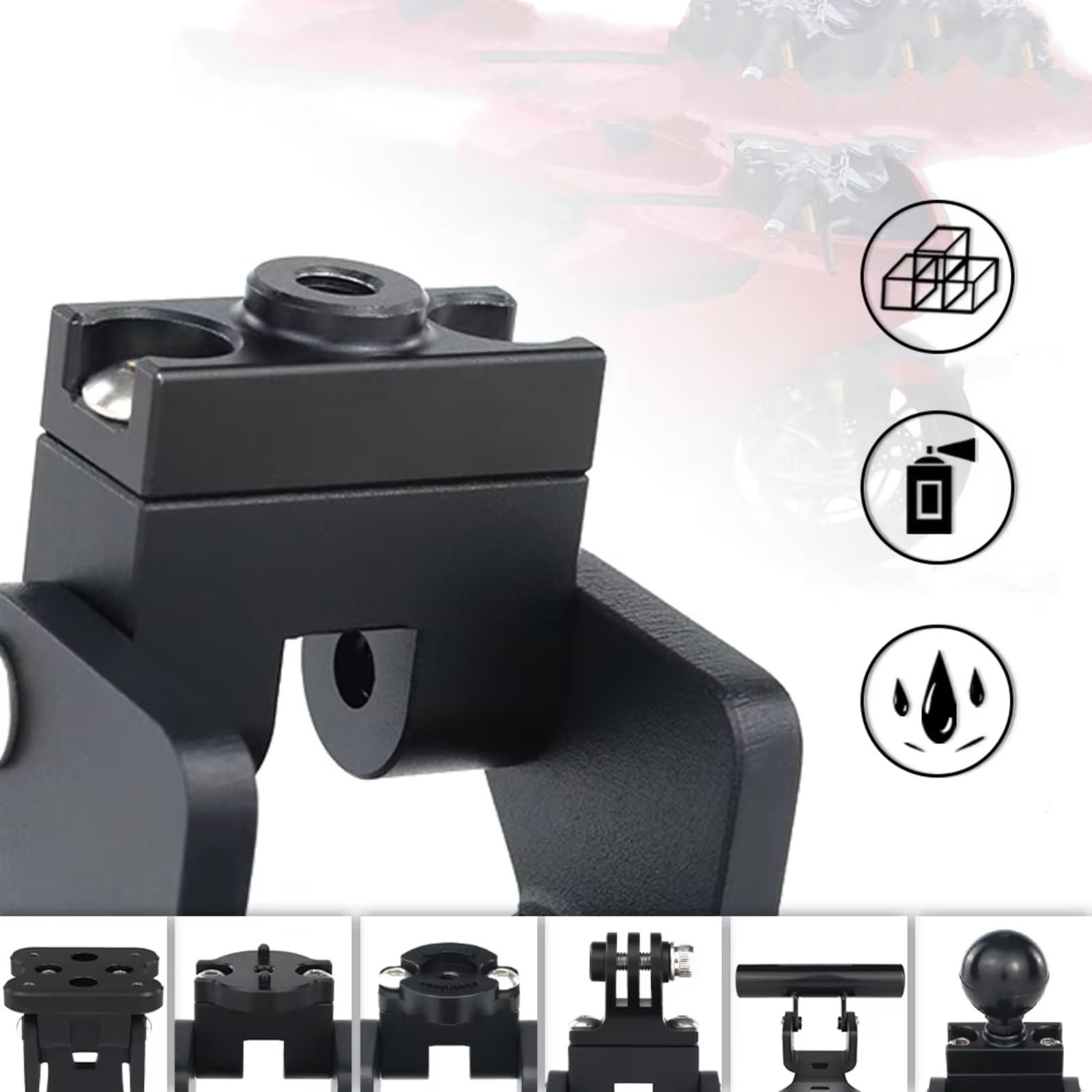 Moto Support Téléphone Compatible avec Ducati pour Panigale 1299 R FE 2017 2018 2019 2020 Support De Navigation GPS Et Support De Téléphone pour Moto