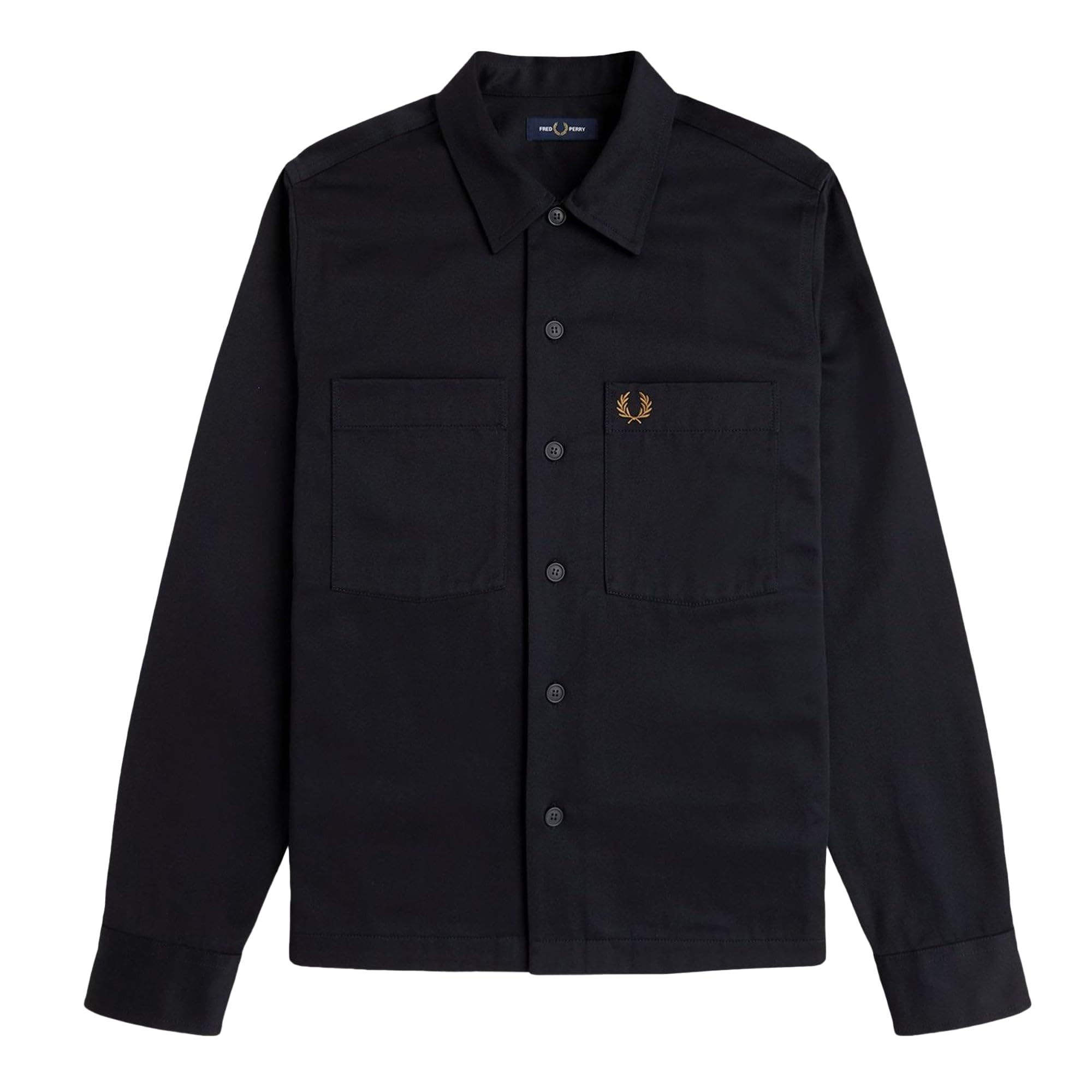 Fred Perry Men's Overshirt - Black 102 - L