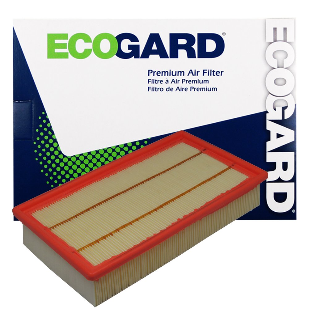 ECOGARDXA4866 Premium Engine Air Filter Fits Jaguar S-Type 3.0L 2003-2008, XJ8 4.2L 2004-2009, XF 5.0L 2010-2015, XJ 5.0L 2011-2019, XJ 3.0L 2014-2019, XF 4.2L 2009-2010, S-Type 4.2L 2003-2008