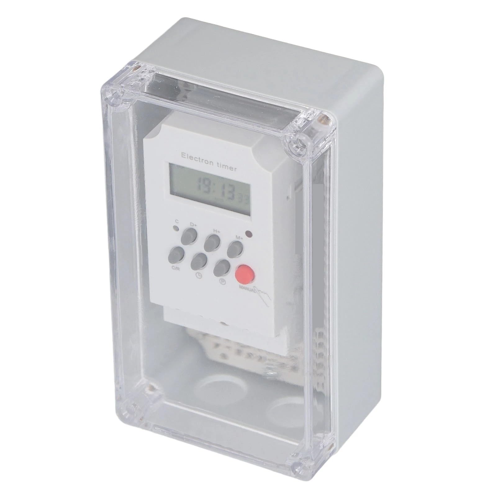 1PCS Digital Timer Box Swimming Pool Pump Waterproof Digital Box Programmable Control(AC 220V)