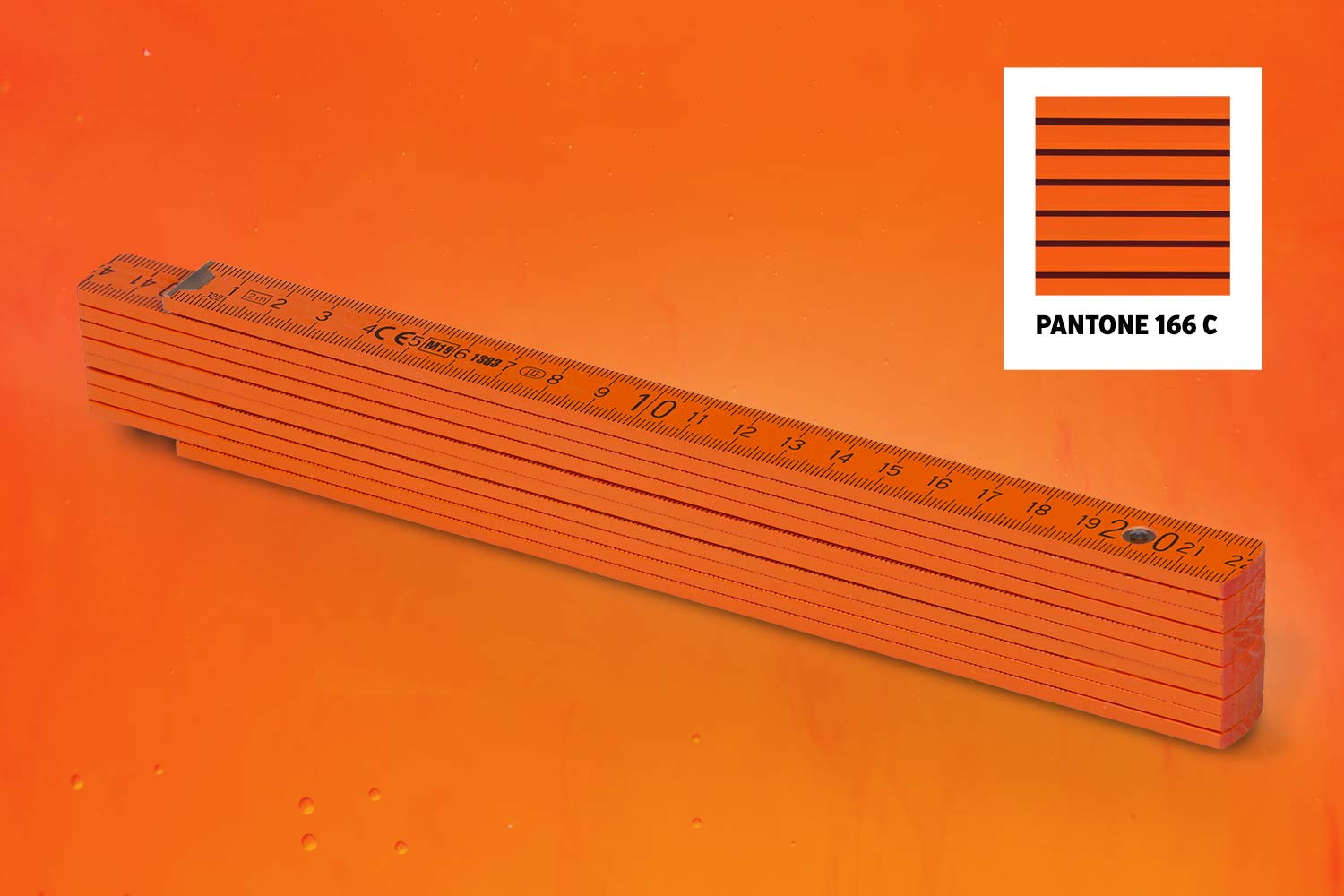 Beechwood Folding Ruler Duplex Scale Metrie BL52 Wooden Folding Ruler ...