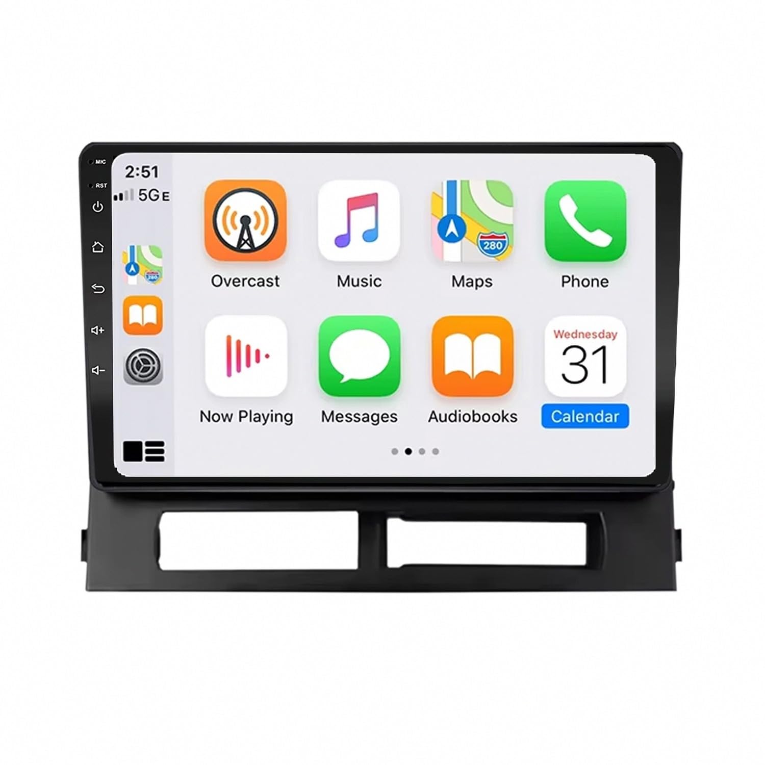 Ekran Samochodowy Dla Apple Carplay I Android Auto dla Toyota Prius XW20 II 2 2003-2011 Przenośny Ekran Dotykowy Apple Carplay, Nawigacja Gps/Sterowanie, 8 Rdzeń 8G+256G