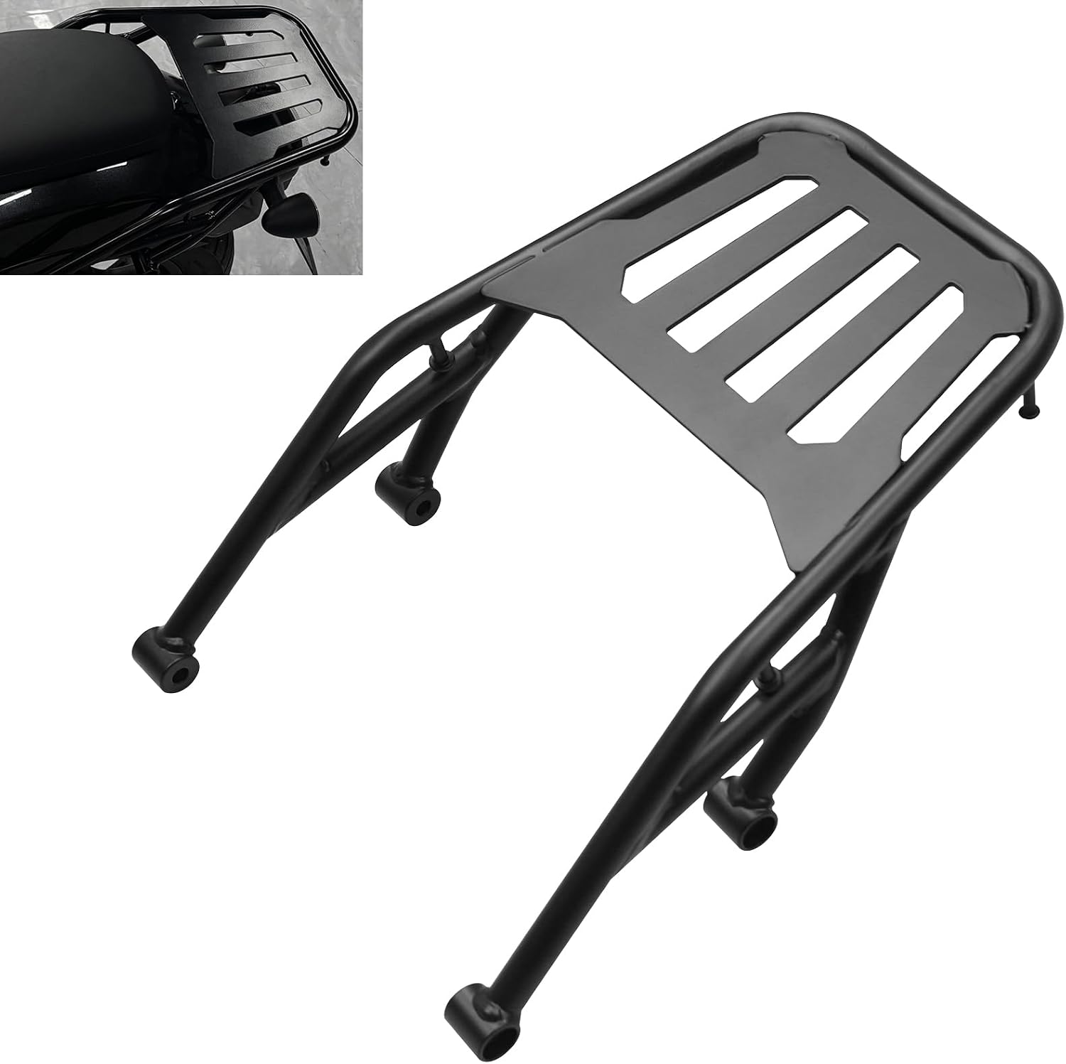 Motorcycle Rear Rack Luggage Rack Compatible with Honda Rebel CMX 1100 REBEL1100 2021 2022 2023 2024 2025