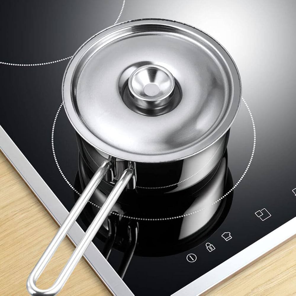 Amazon.co.jp: Happyyami 2本 ステンレス スチール 鍋 蓋 小 鍋 蓋