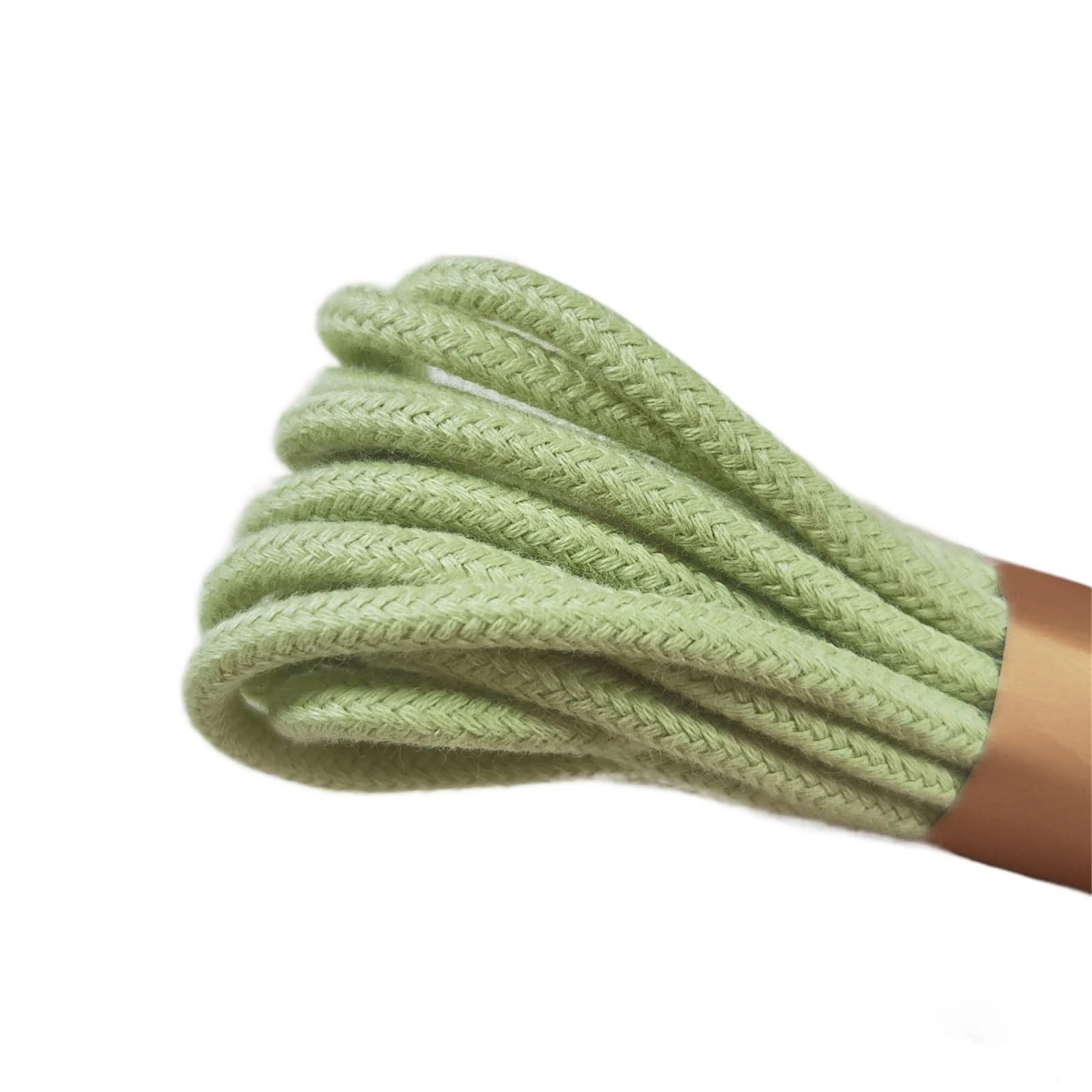 Cotton Macrame Cord 4mm Macrame Cords Cotton Braided Cord Rope 16ft/5.5Yards(Color6)