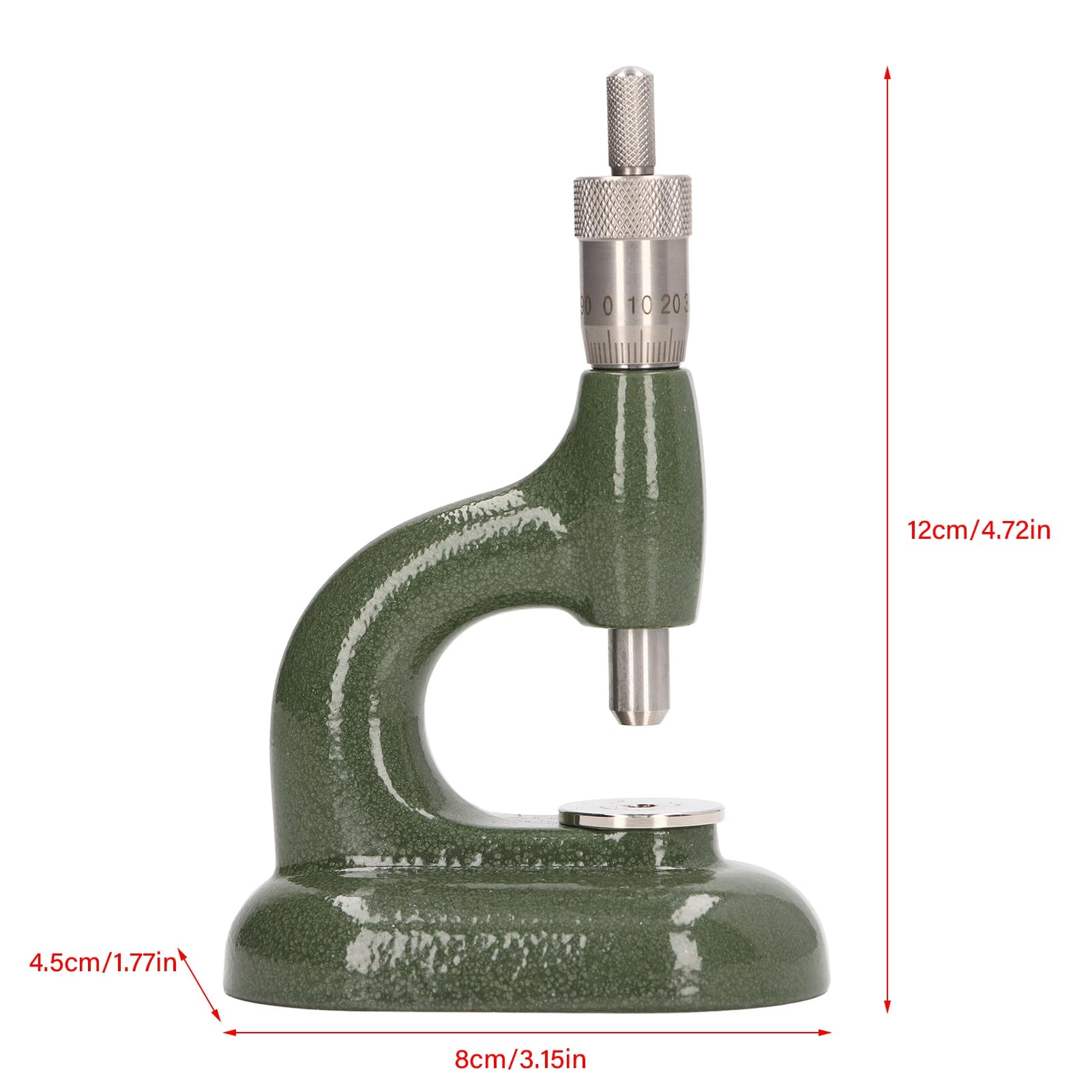 SEAFRONT Uhren-Reparatur-Werkzeug, Aluminiumlegierung, Press-Set, Uhrmacher-Schmuck-Gehäuseschließer mit Matrizen, Professionelles Demontage-Set, Komfortabler Griff für Geschäfte, für