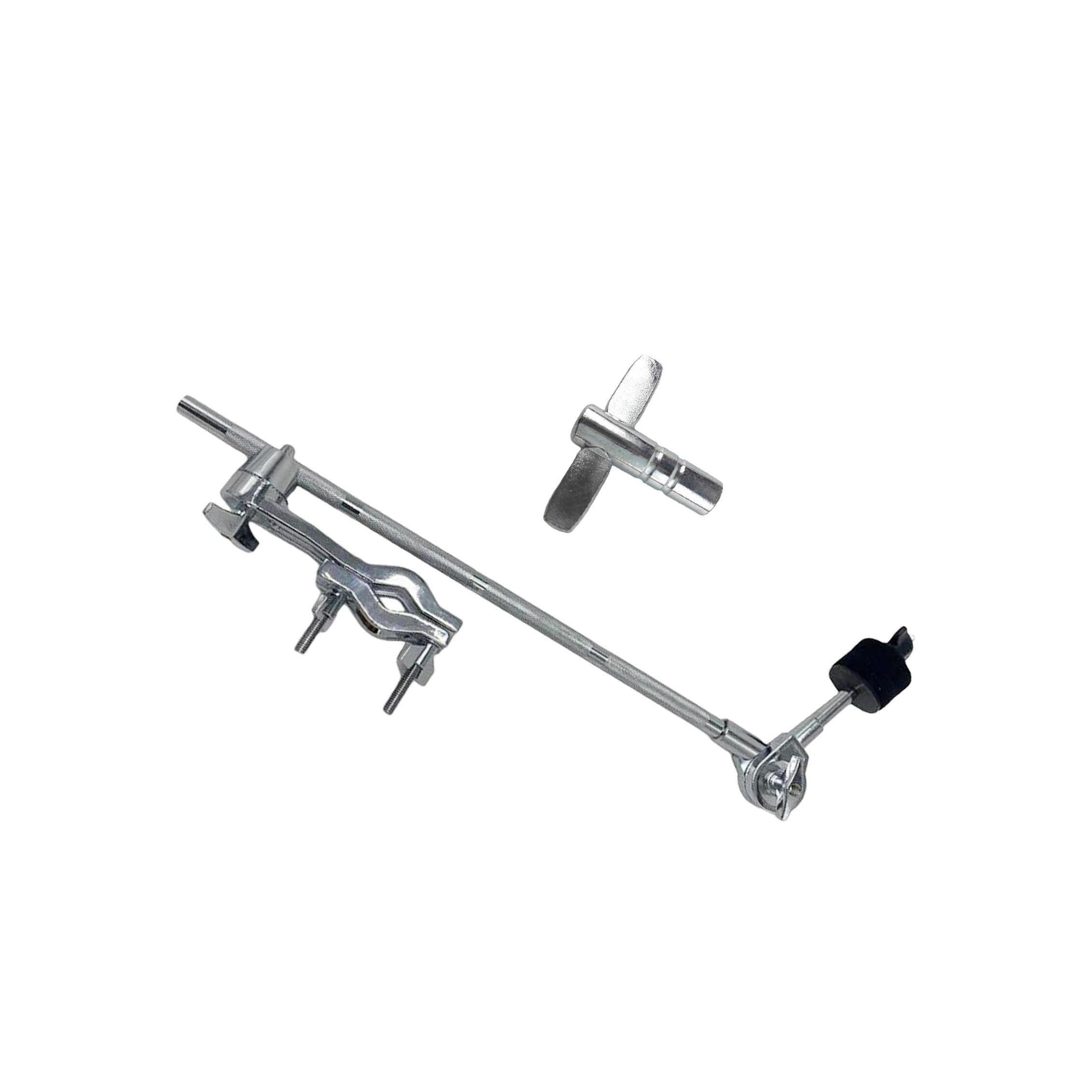 Abrazadera de extensión para soporte de platillos Fácil | Brazo ajustable Compatible con la mayoría de baterías estándar para una mejor ejecución Extensión de rack de batería