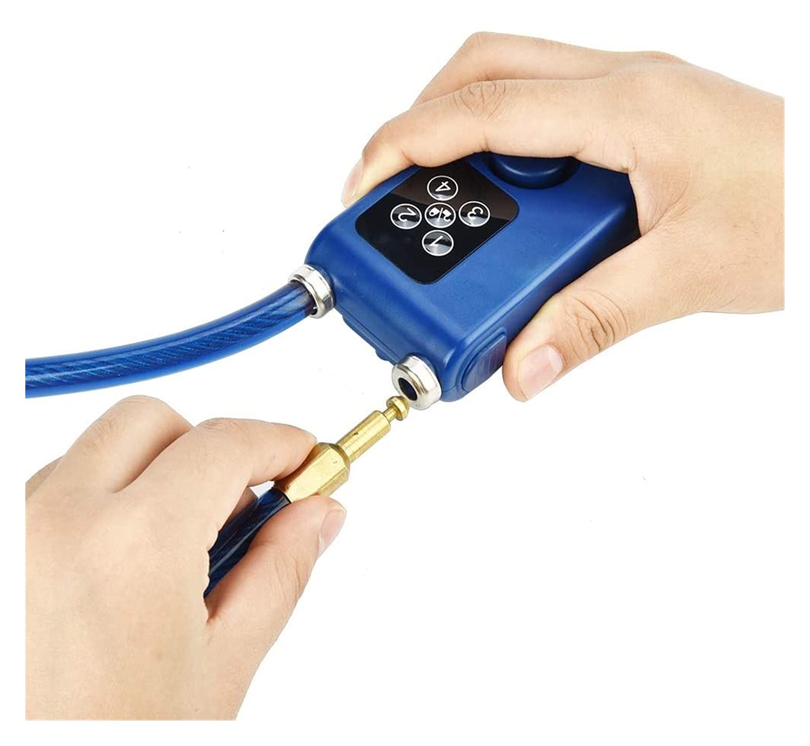 Candados for equipaje, candado, de cadena antirrobo, alarma seguridad inteligente sin llave, contraseña 4 dígitos, combinación impermeable