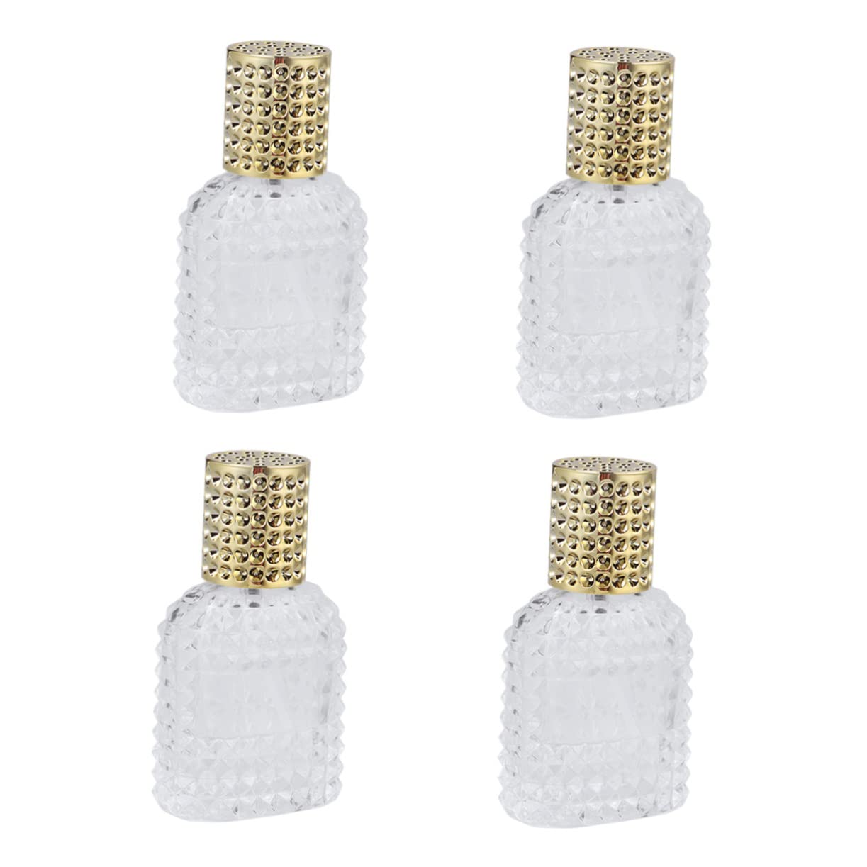FRCOLOR 12 bottiglie spray portachiavi con porta per le labbra, bottiglia vuota per il trucco, in, portatile, ricaricabile, per profumi, bottiglie di profumo a rete