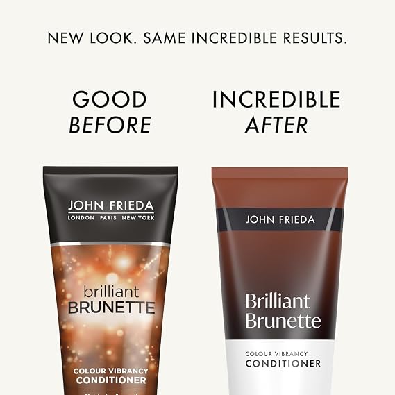 John Frieda Brilliant Brunette Colour Vibrancy Conditioner 250ml