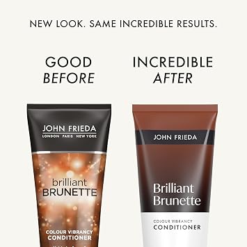 John Frieda Brilliant Brunette Colour Vibrancy Conditioner 250ml
