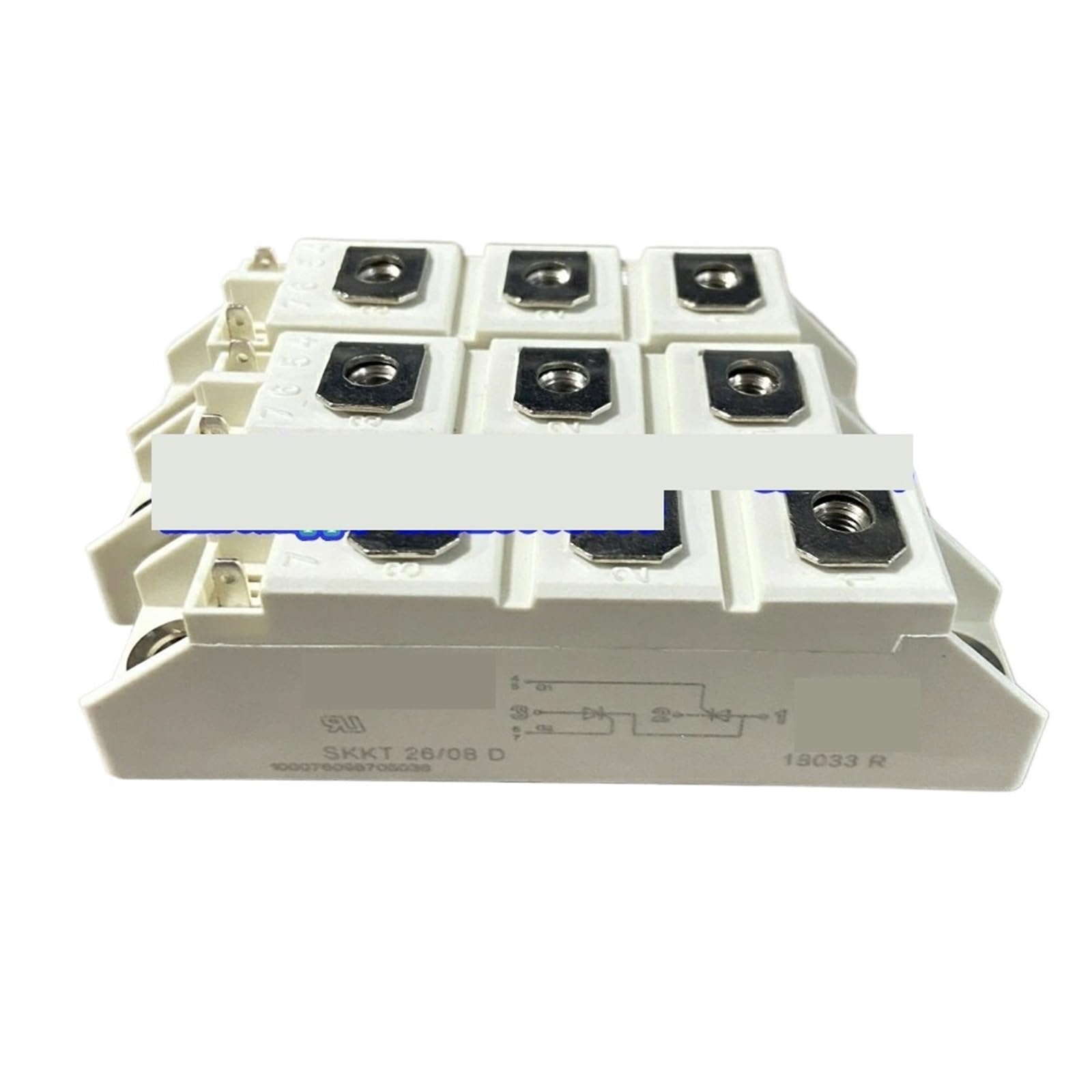 Module semi-conducteur SKKT26-16D pont mixte thyristor diode pour redressement électrique