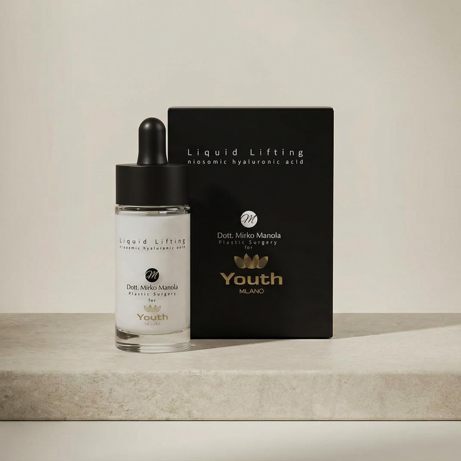 Crema Viso Antirughe Liftante 30 ml, Siero Viso Acido Ialuronico ad Alta Concentrazione, Uomo Donna, Trattamento Anti-Età con Niosomi, Crema Acido Ialuronico