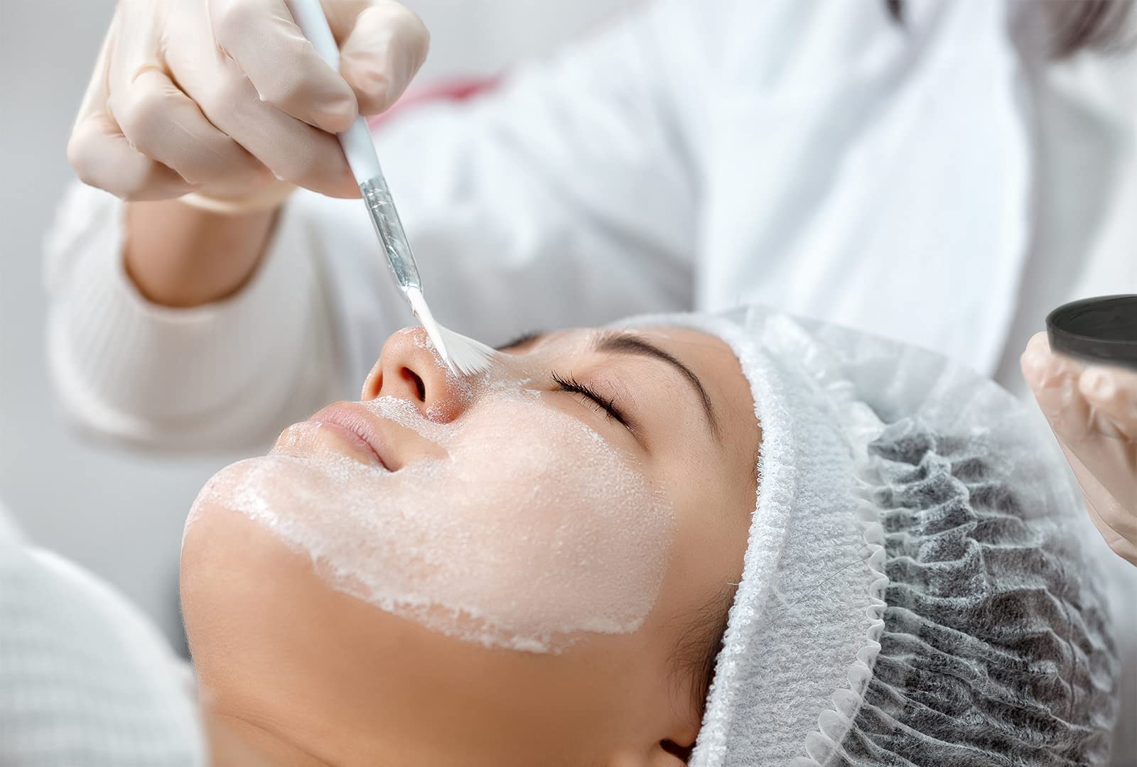 Silikon-Gesichtsmaske Rührschüssel Set, Braun DIY Gesichtsmaske Pinsel Rührset mit Gesichtsmaske Schüssel Spachtel Messlöffel Elitzia ET1182 (7 In 1)