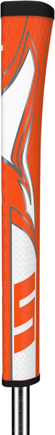 SuperStroke Zenergy Pistol Golf Putter Grip with No Taper Enhanced SPYNE Technology, New Multi-Zone Texturing and Tech-Port