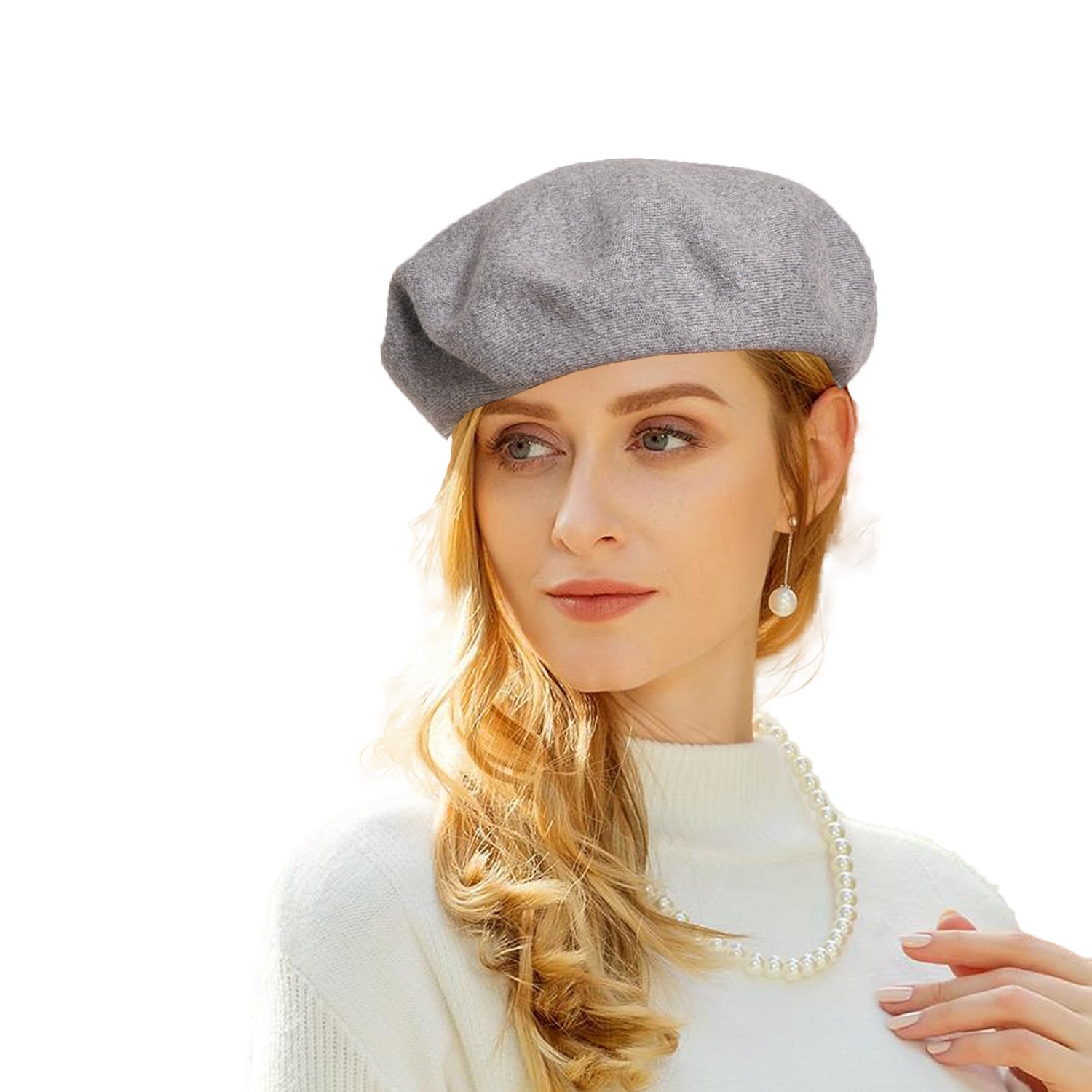 Women\'s Reversible Beret Hat, Soft Warm Winter Beanie Warm Winter Hat - Reversible - Two Layer - Beanie or Slouch  main image 3