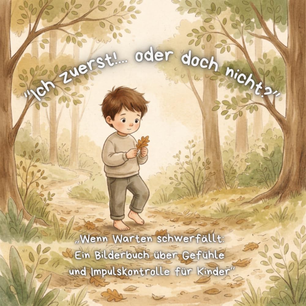 "Ich zuerst!...oder doch nicht?": "Wenn Warten schwerfällt: Ein Bilderbuch über Gefühle und Impulskontrolle für Kinder" („Stark durchs Kinderleben – Bilderbücher für Gefühle, Mut und Miteinander“)