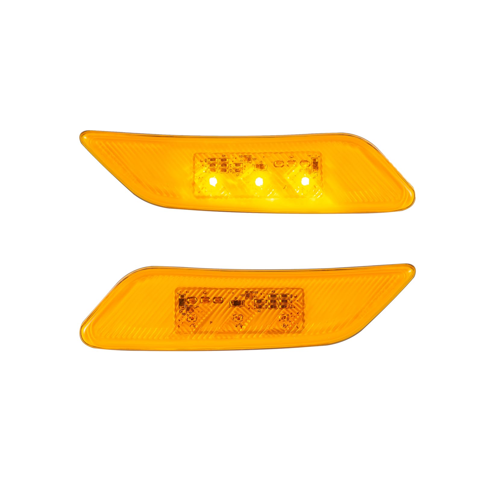 Amazon.com: EVERESTHD 2PCS Cab Door Marker Light LED Amber Yellow
