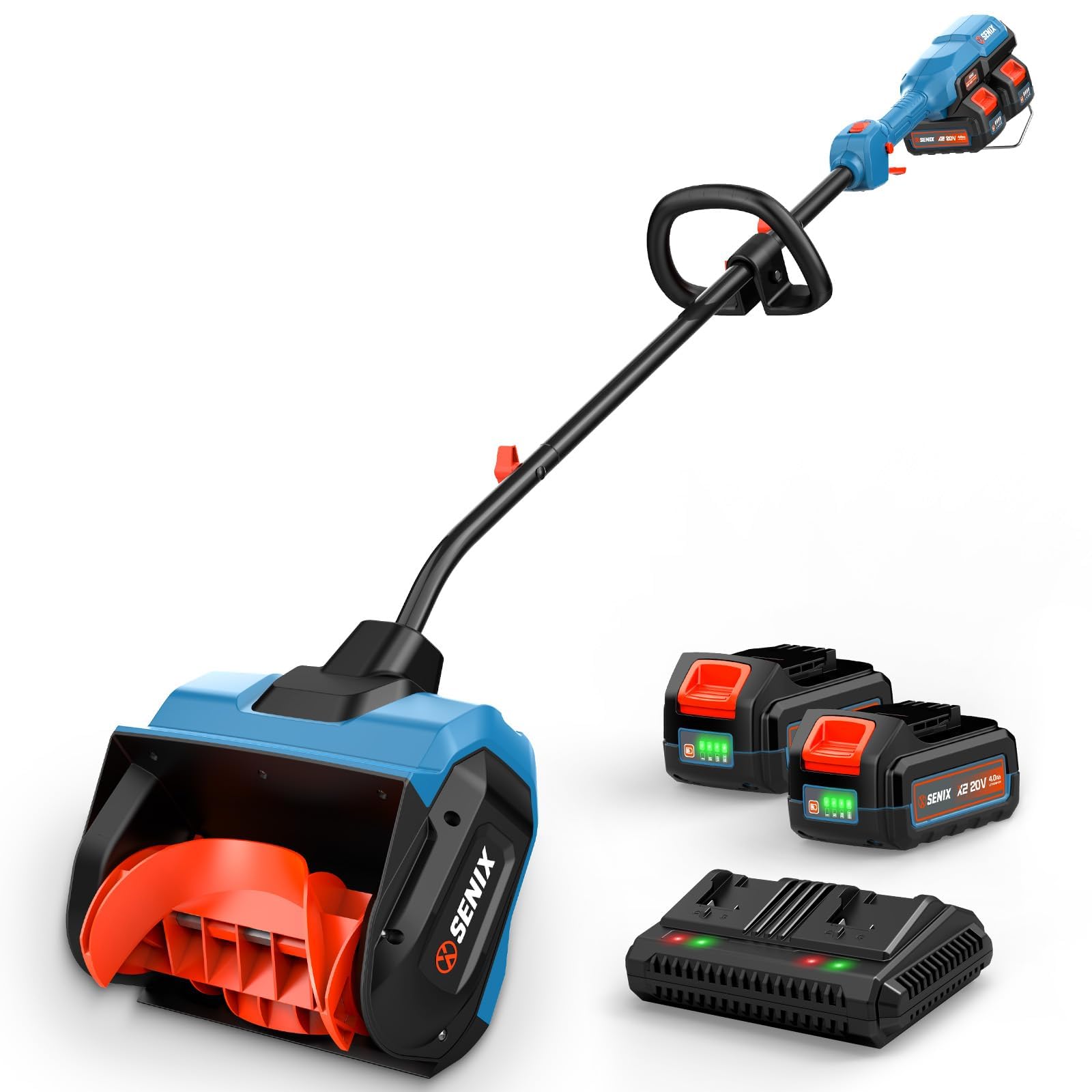 Amazon.com : SENIX 2X2 40V Max Cordless Snow Shovel, 13