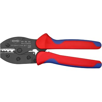 Crimping lever pliers KNIPEX 97 52Knipex 97 52 33 | With multi-component handles, 220 mm