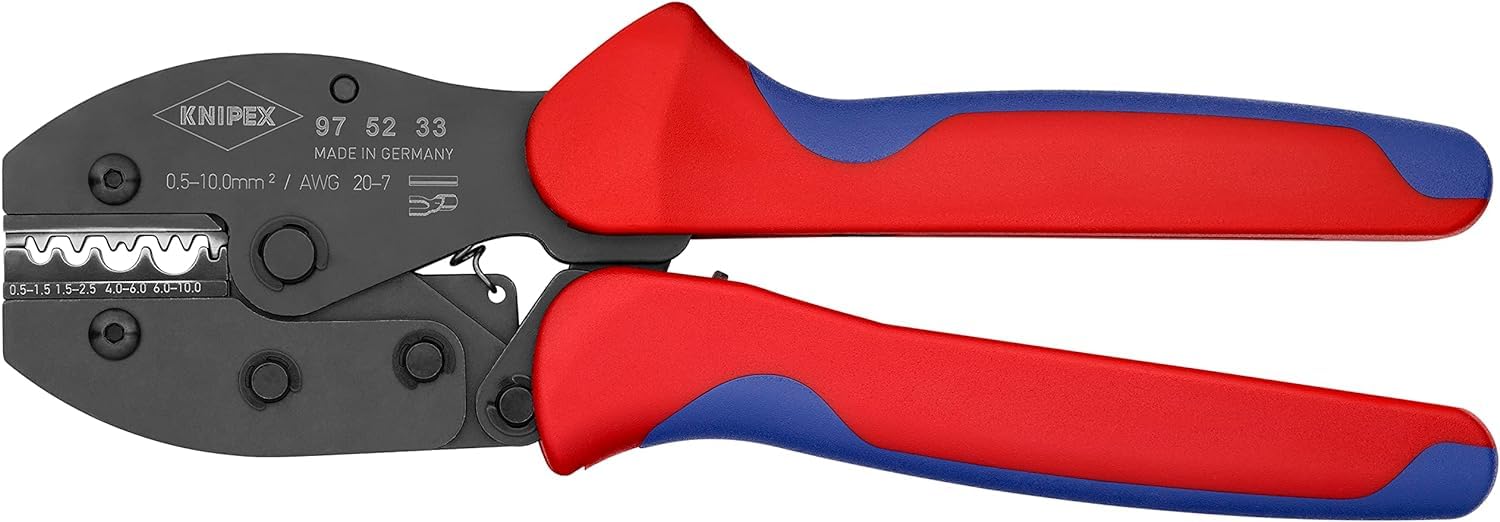 Knipex 97 52 33 0 5-10Mm Crimping Pliers ""Preciforce"" For Non-Insulated Terminals 4003773051862