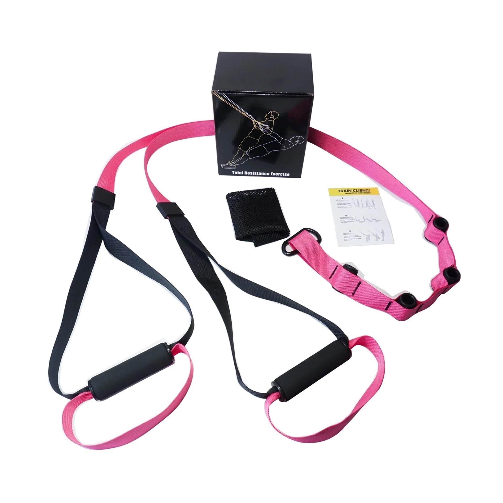fasce di resistenza con maniglie P3-Trx Dispositivo di resistenza sospeso Yoga Fitness Band