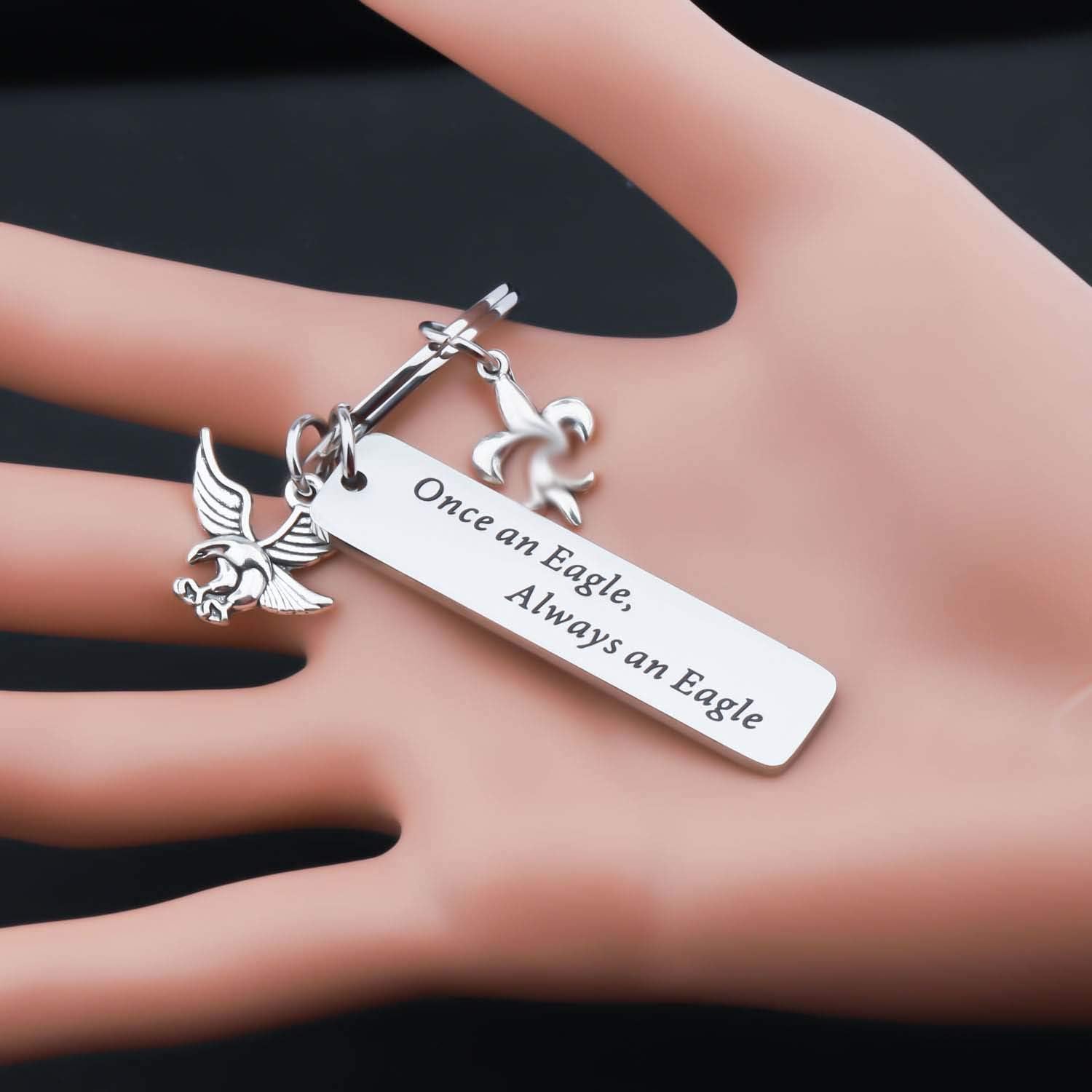 ENSIANTH Eagle Gift for Scouts Leader Keychain (Keychain) - Image 5