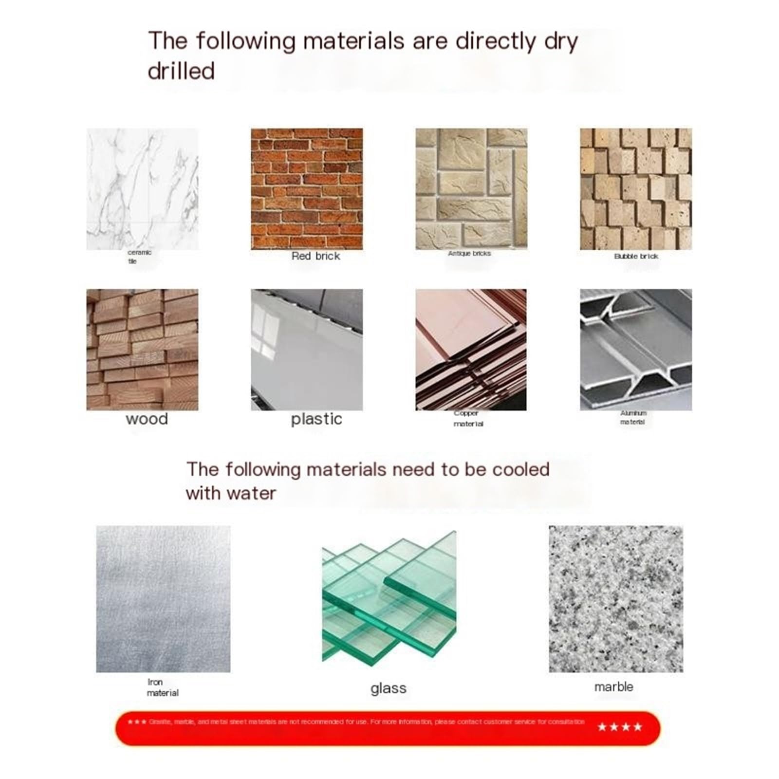 AVIMYA Wiertło mimośrodowe do płytek ceramicznych, sześciokątne wiertło do płytek ceramicznych do płytek ceramicznych, wiercenie na sucho, bardzo twarde wiertło (rozmiar: 6 + 8 + 10 mm)