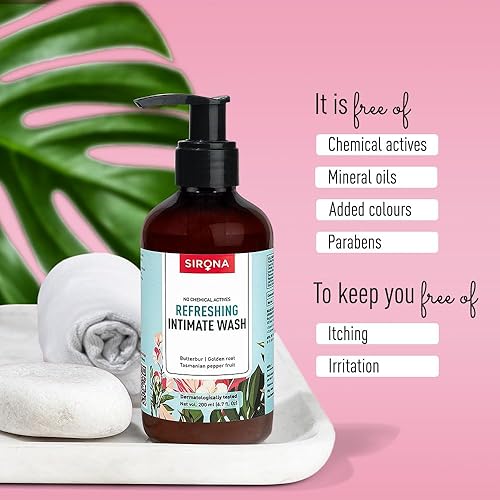 Miniatura 7 de Sirona - PH natural balanceado de lavado íntimo con 5 hierbas mágicas y sin productos químicos  ayuda a reducir el olor, picor y mantiene la higiene