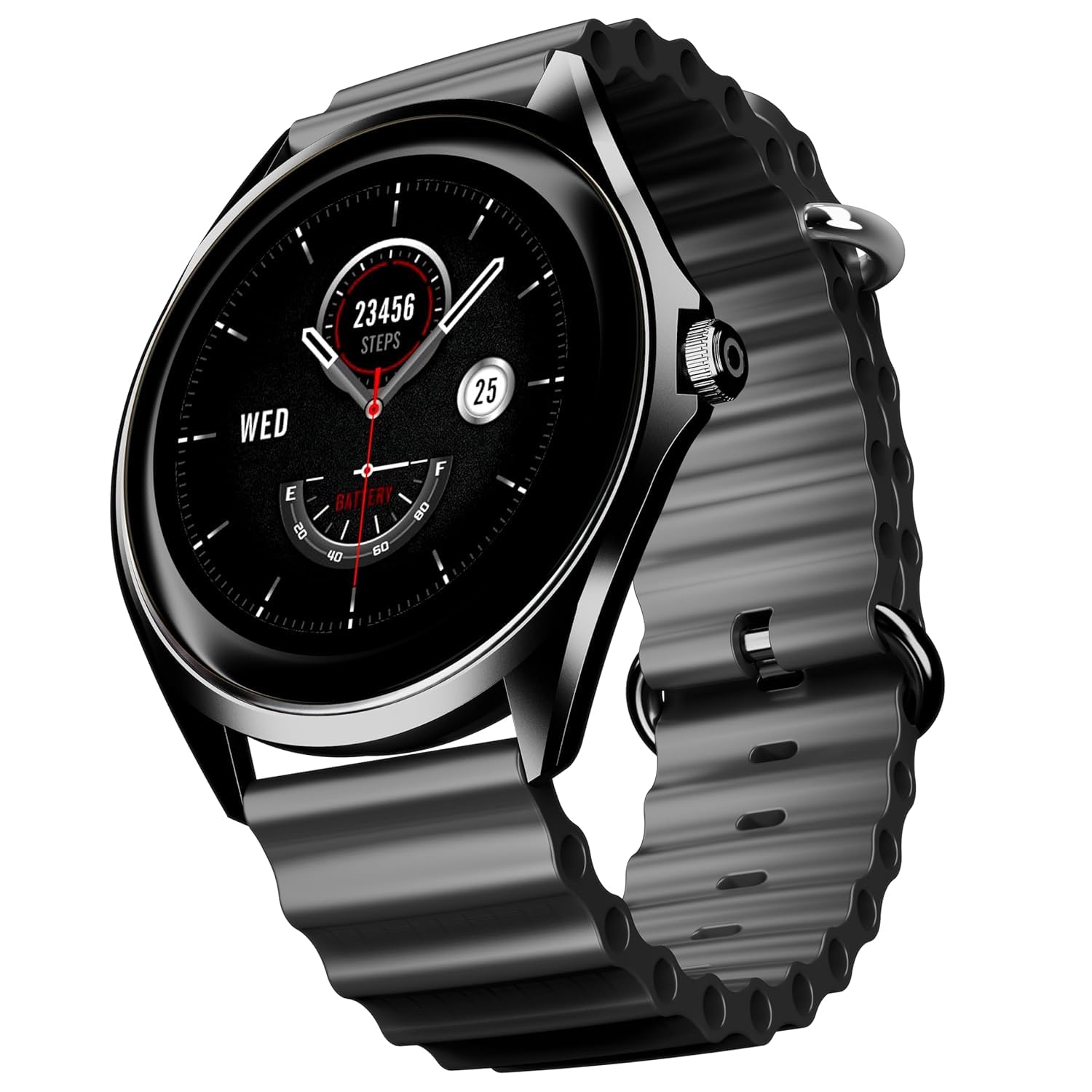 Boat Ultima Aeris 1.43" AMOLED Display, 1000 nits Brightness, Ultra Slim 8mm Metal Build, IP68, Auto HR & SpO2 Monitoring, Sleep & Stress Tracking, Stylish Smartwatch for Men & Women (Active Black)-image-44